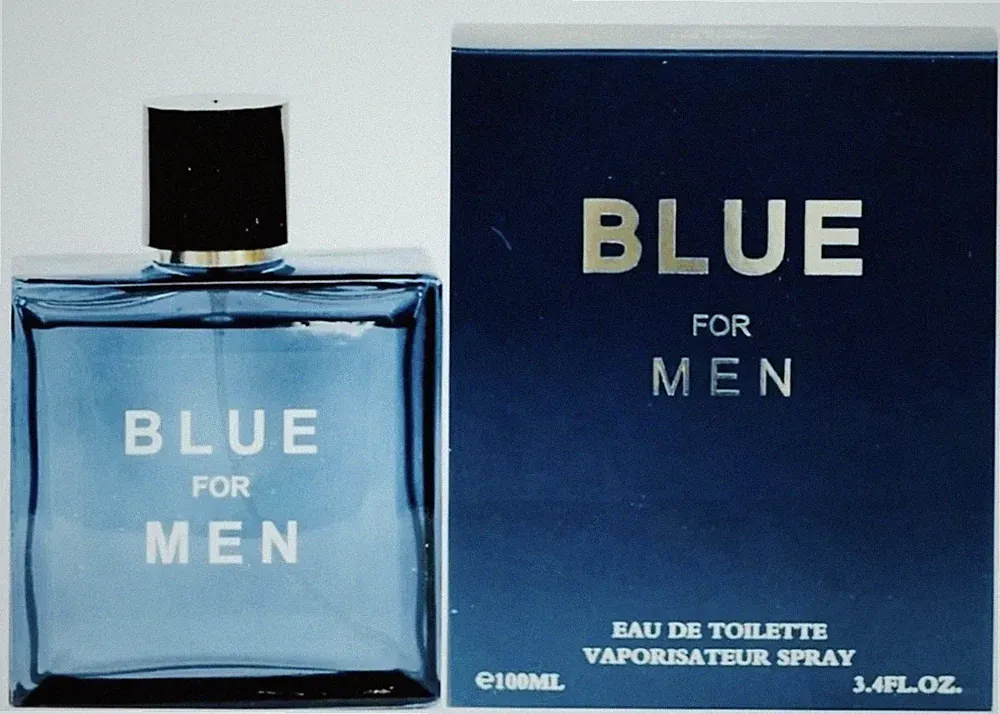 Free Shipping PERFUME For Men BLUE 100ml 3.4fl.oz Long Lasting Fragrance Cologne