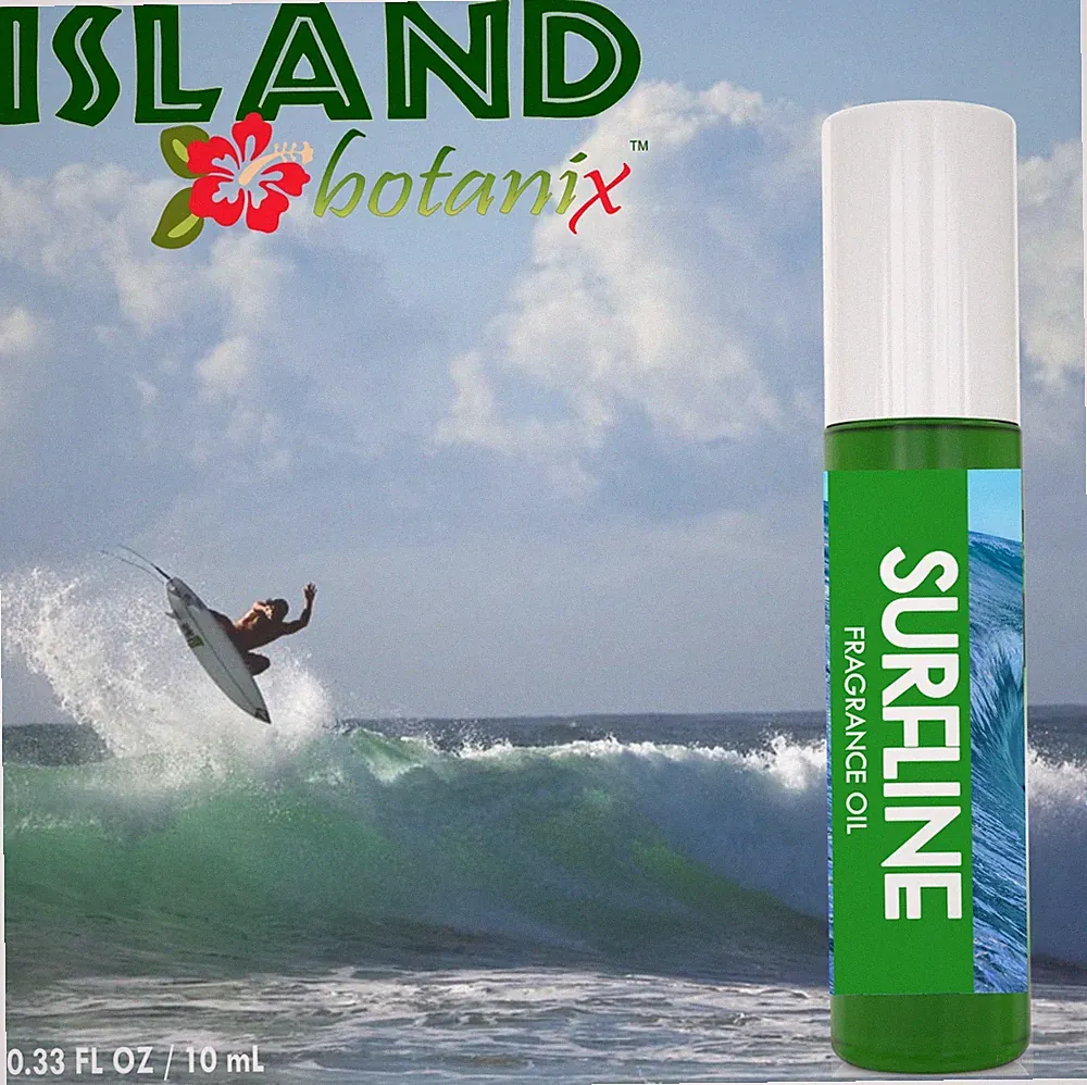 ISLAND BOTANIX Surfline Fragrance Oil Travel Size 0.33oz (10mL) Roller Bottle